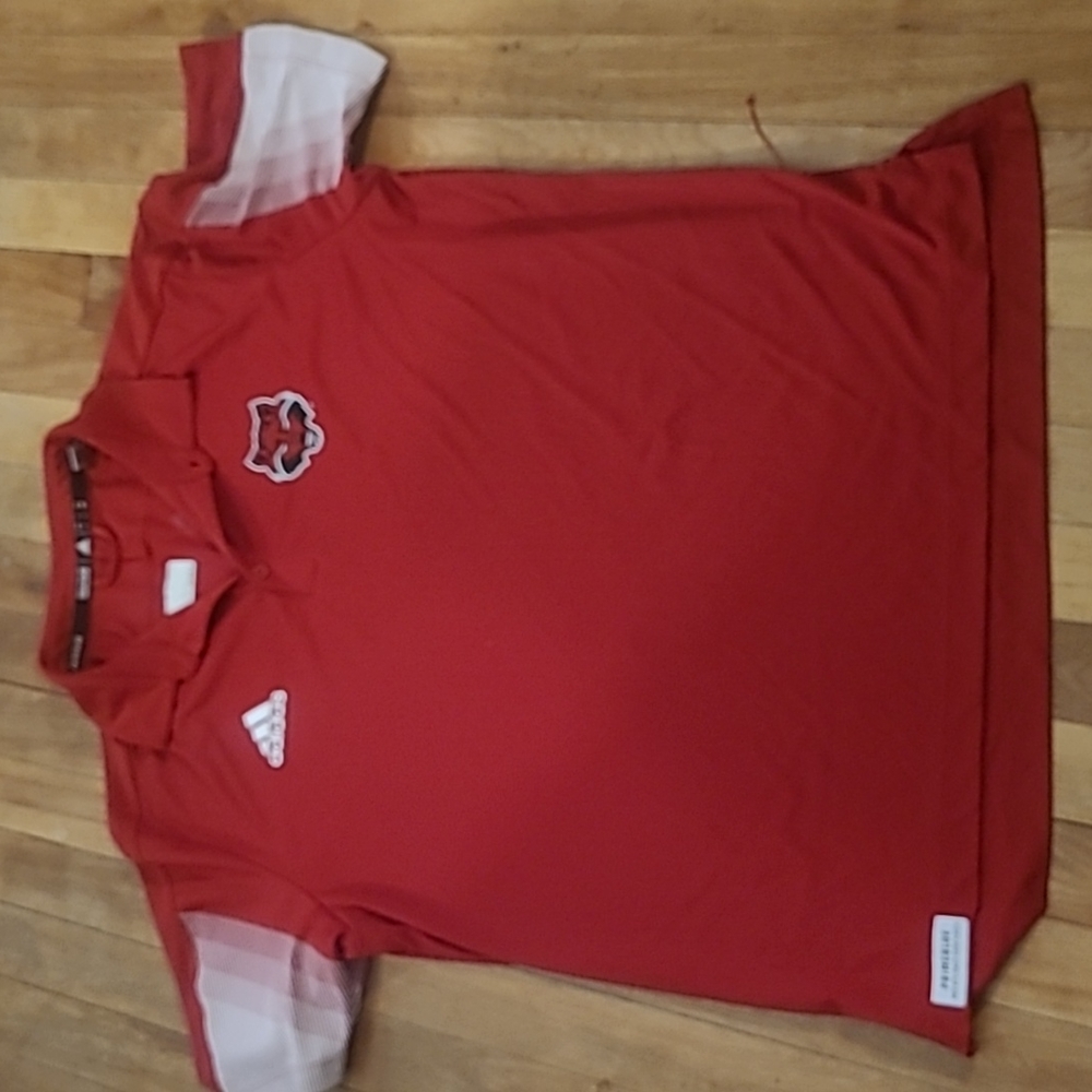 Arkansas State University Red Wolves team issued Adidas polo Large